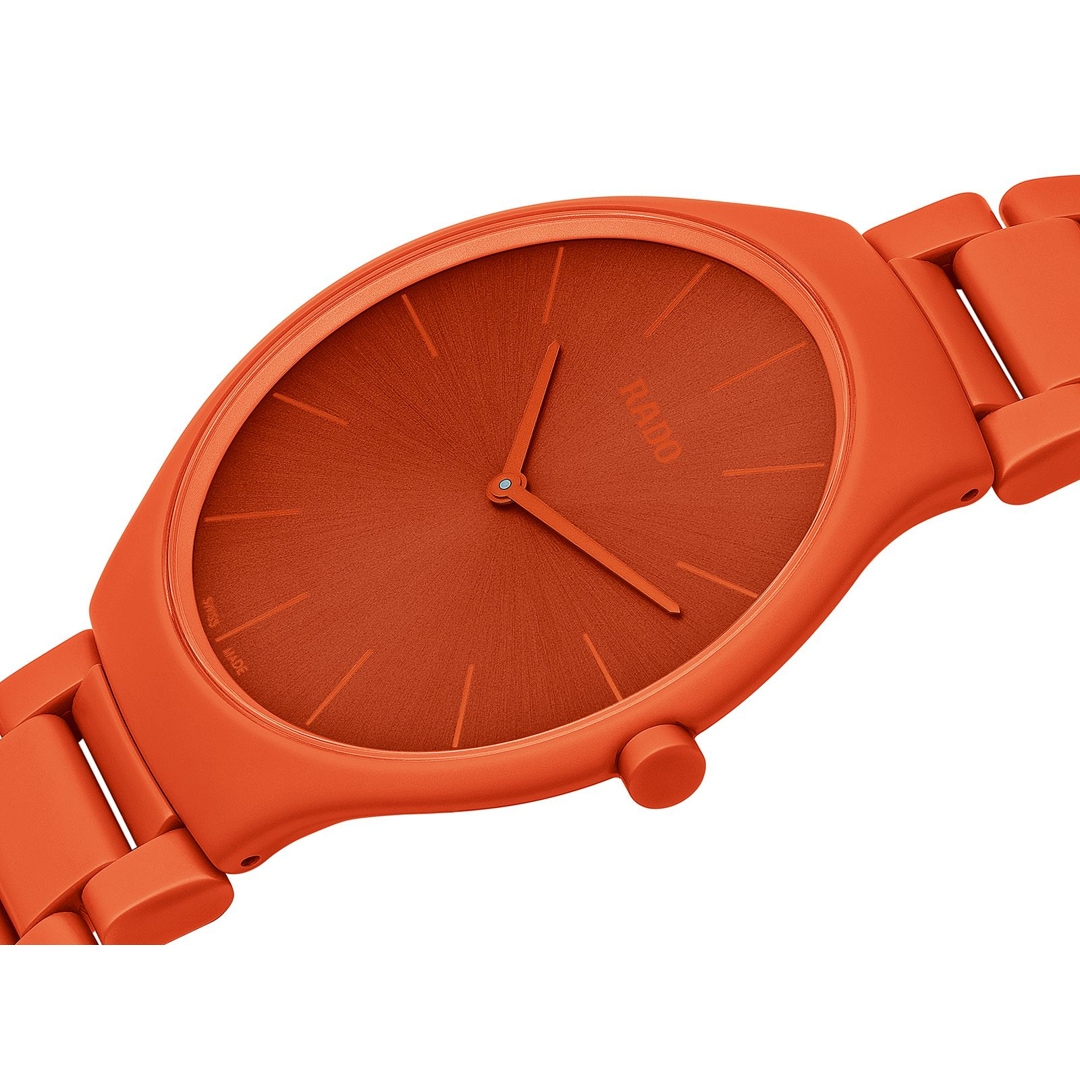 Rado True Thinline Le Corbusier Powerful Orange 4320S Limited Edition