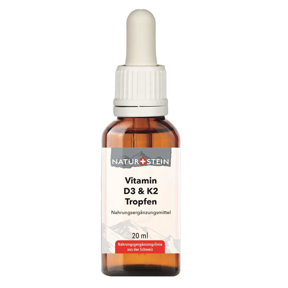 NATURSTEIN Vitamin D3 K2 Öl<br>20 ml, Glasflasche, Tropfen