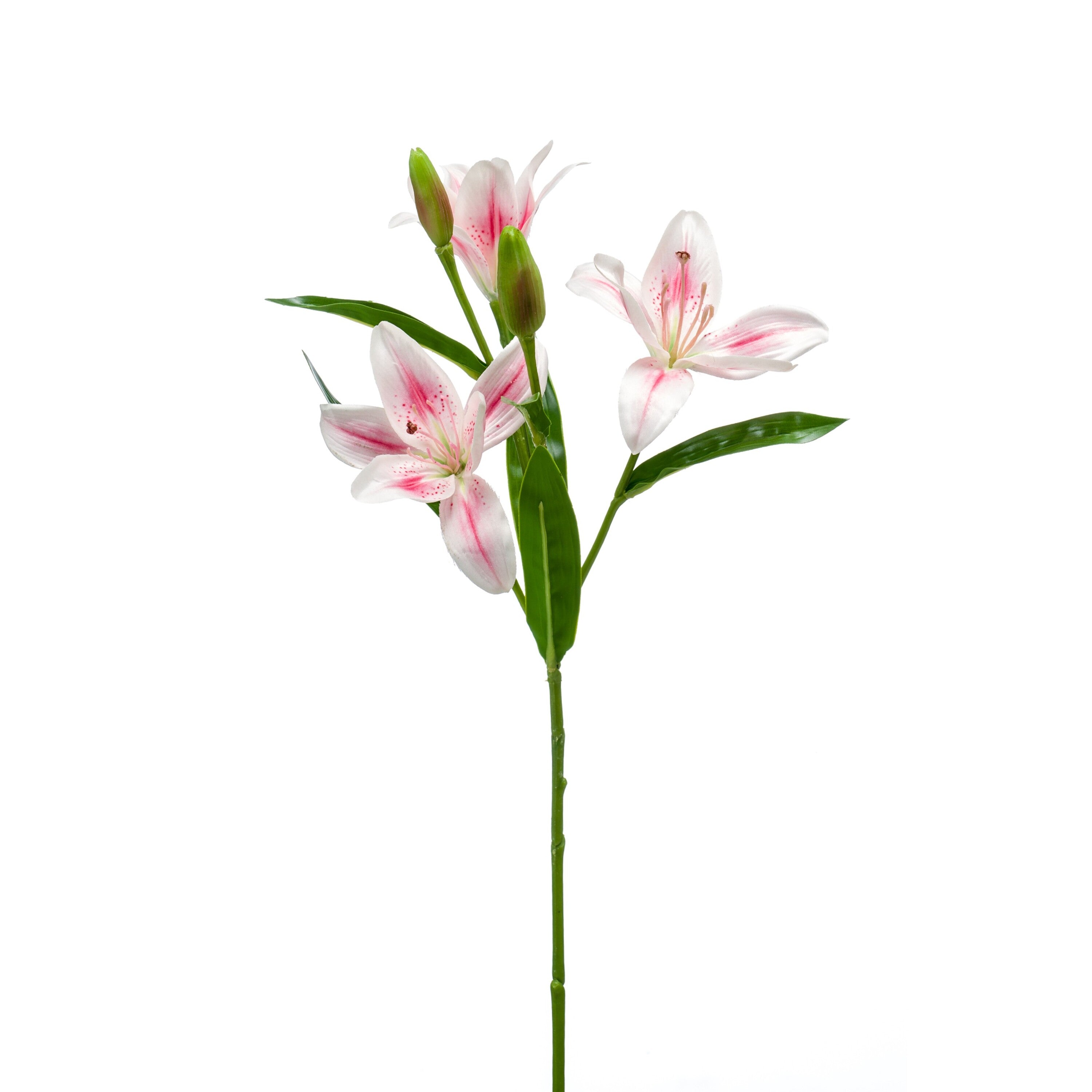 Fleurdirect Kunstbloem Lily Roze -  - 0x60x0cm (BxHxD)