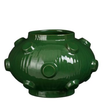 Pot groen - h19xd28cm