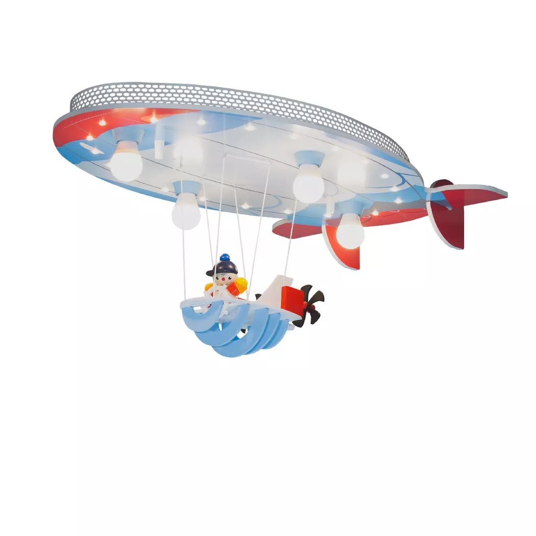Kinderlampe Luftschiff