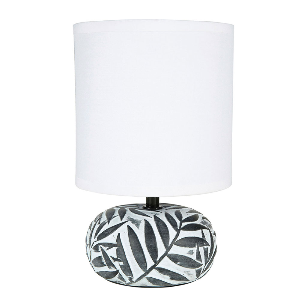 Lampe céramique MONTA noir H 24.5cm