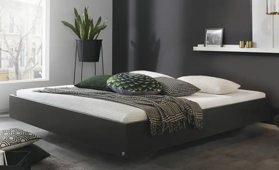 Futonbett Phoenix Grau 160 cm
