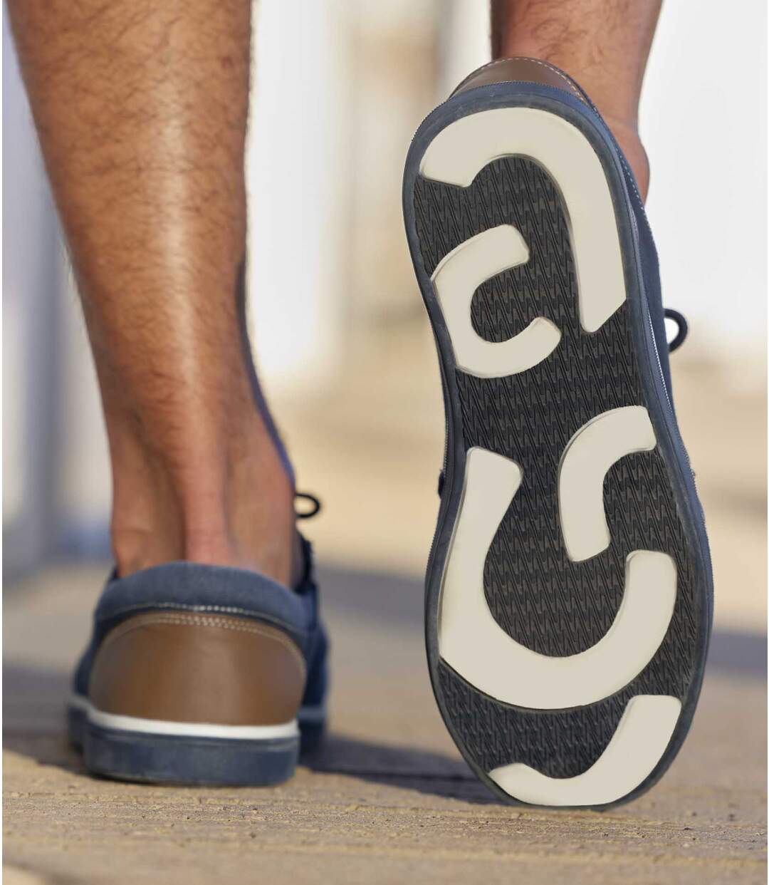 Mocassins Elastiqués en Toile