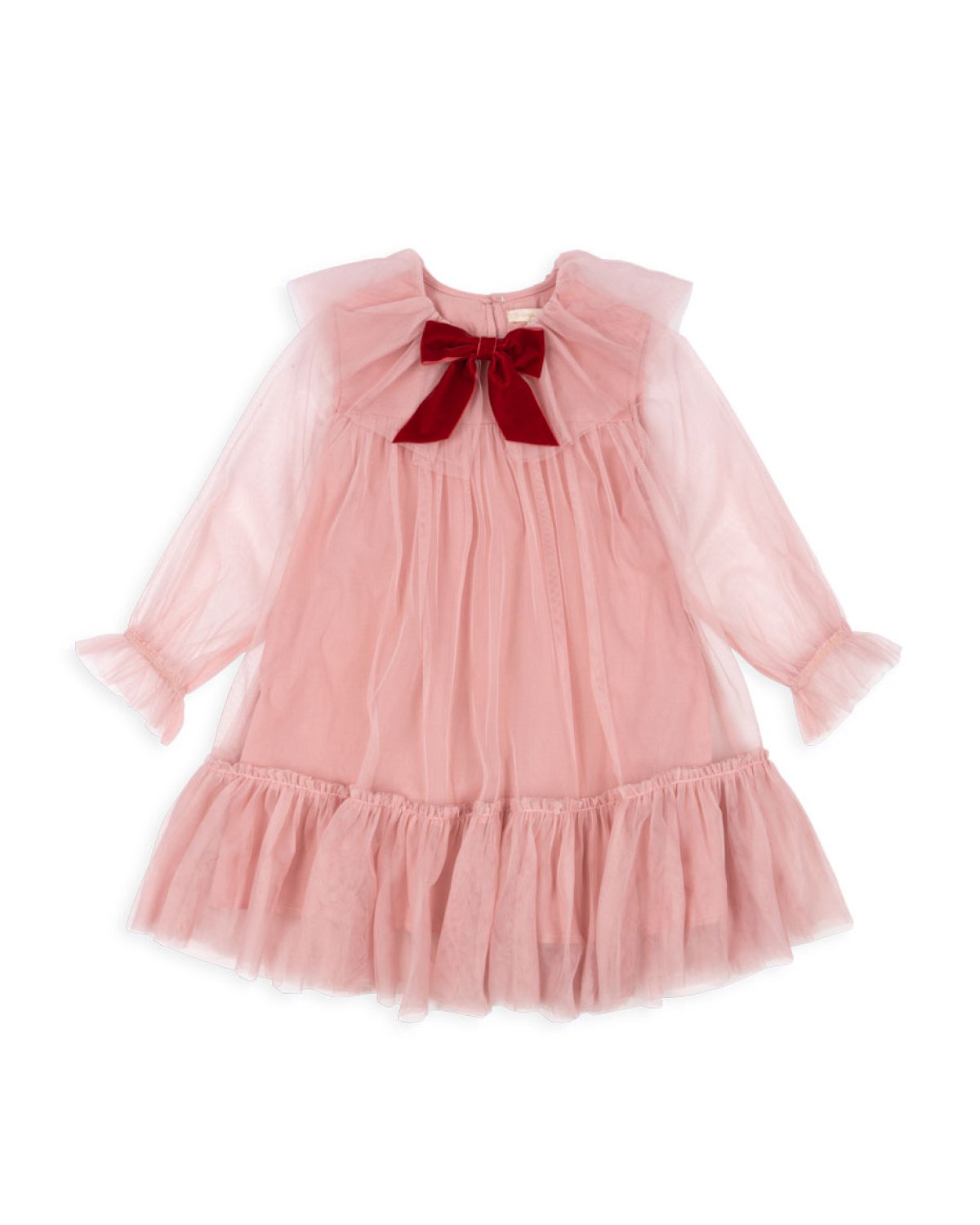 Kjole Barn m/ Stor Sløyfe – Løs og Luftig | Bow Dress