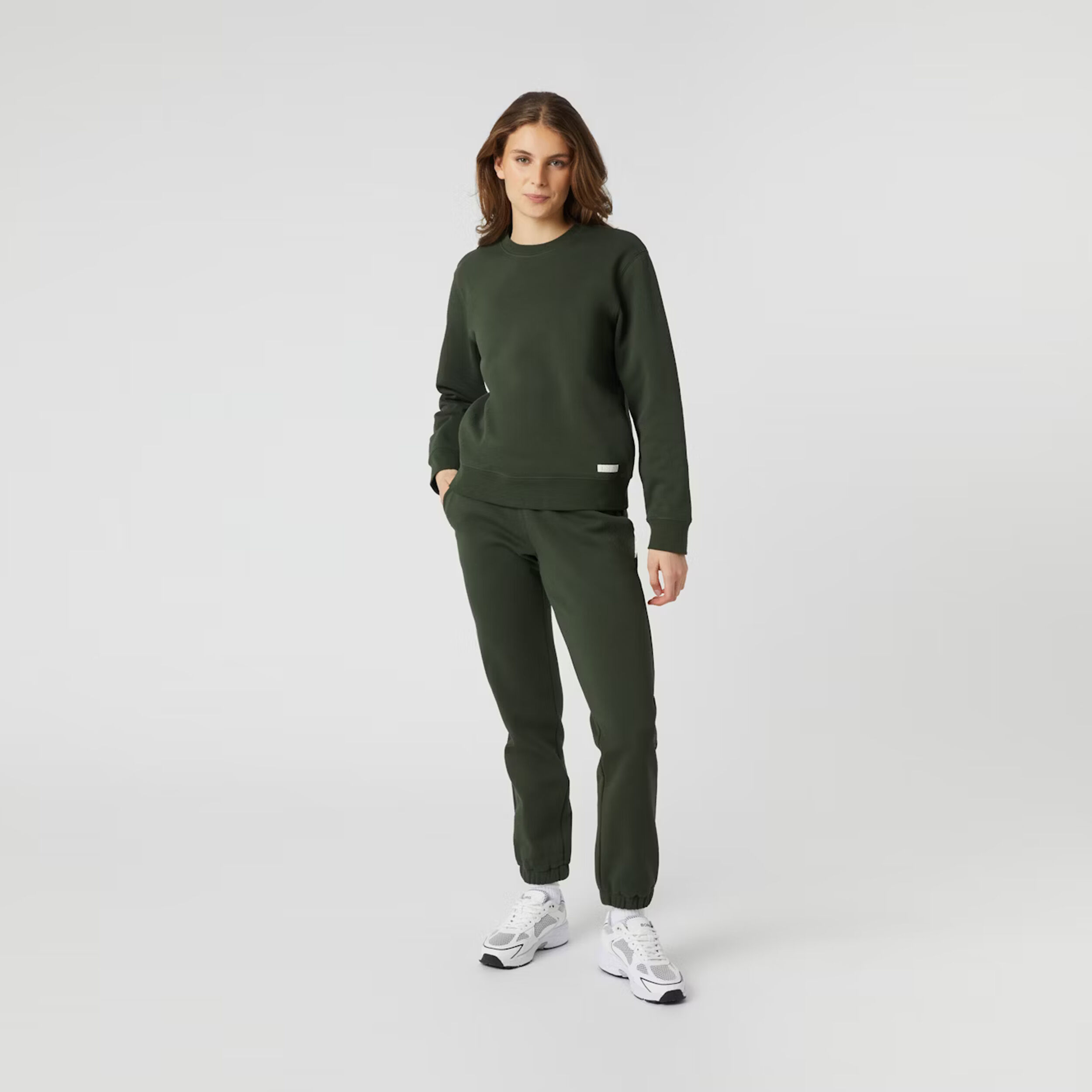 Björn Borg Crew T-shirt Femmes - Vert Foncé