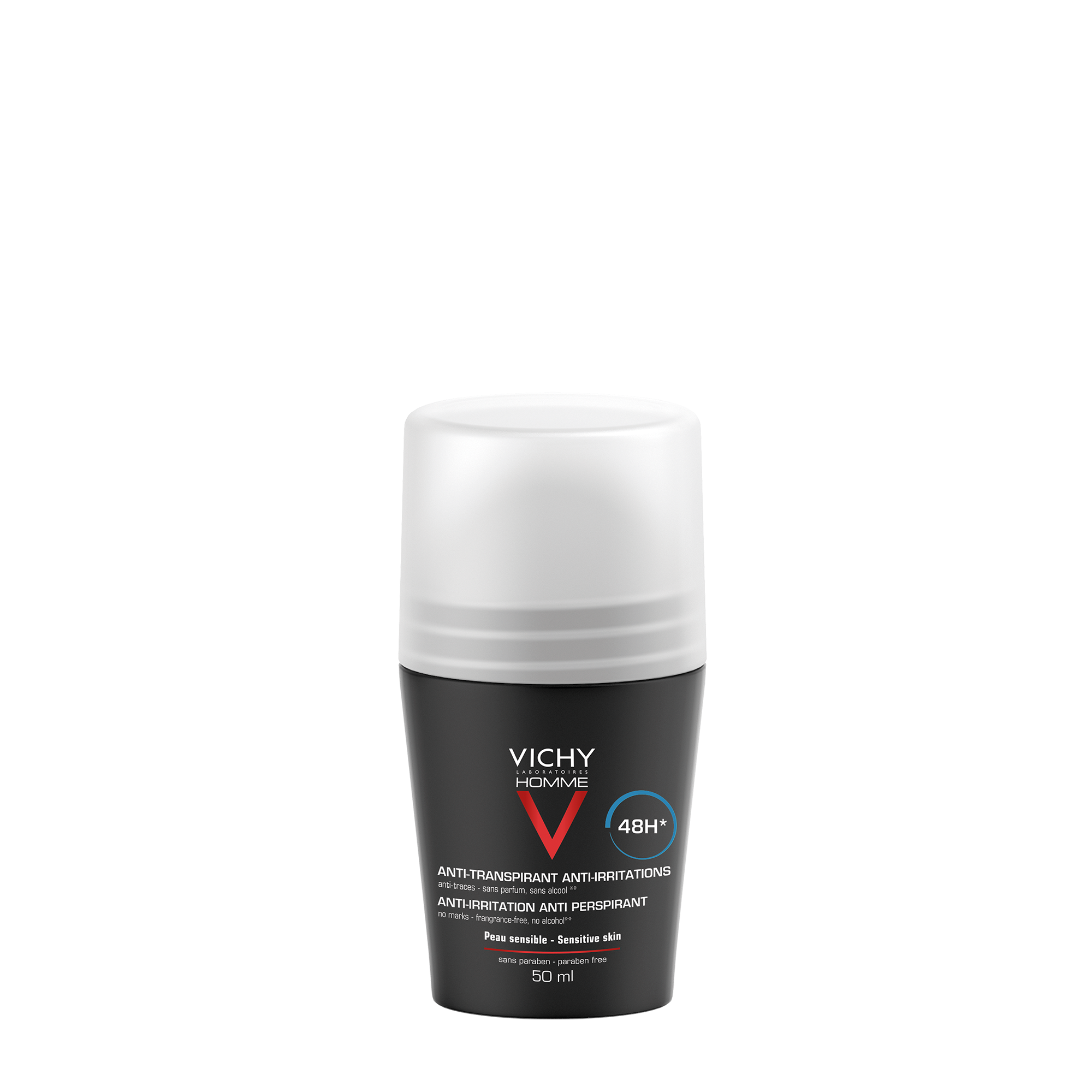 Vichy Homme Deo 48H<br>50 ml, Roll-on, empfindliche Haut