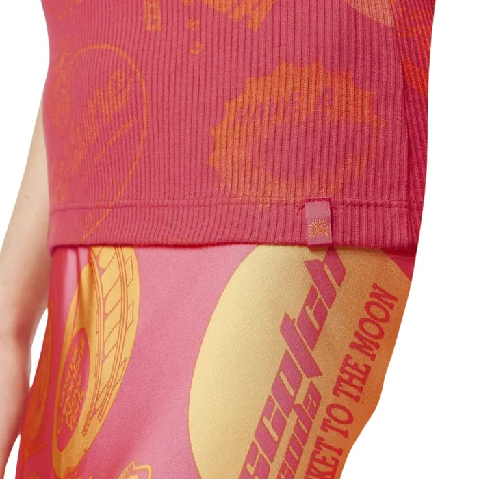 Scotch & Soda Printed Rib Tanktop Dames