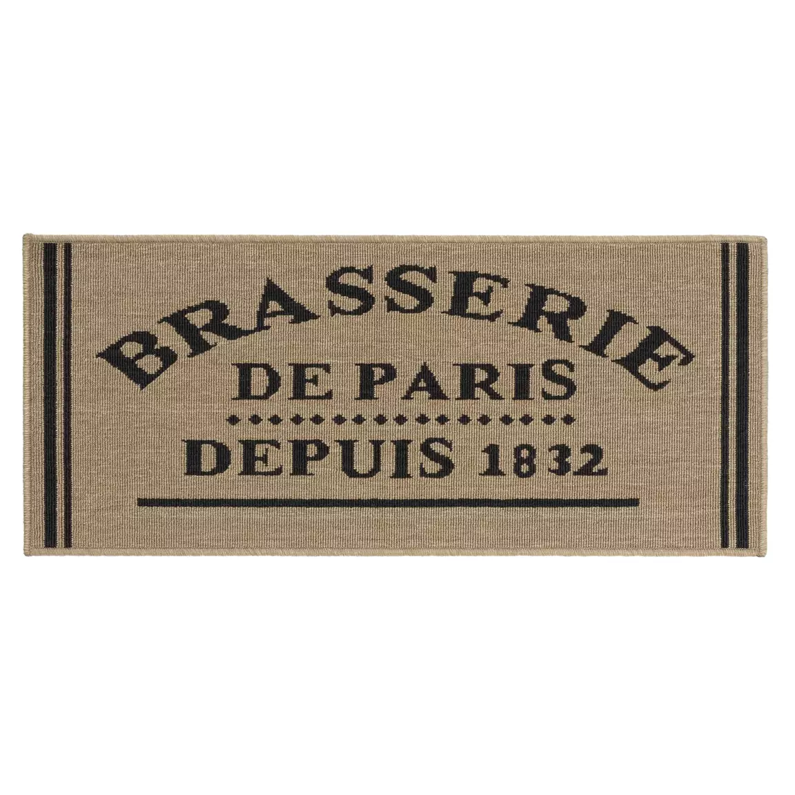 Tapis de cuisine (50 x 120 cm) Troquet Beige
