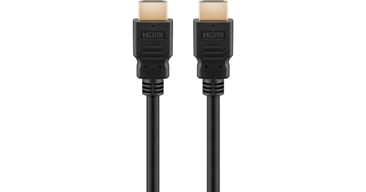 goobayUltra High-Speed HDMI 2.1 kabel met Ethernet  (Zwart, 1,5 meter)