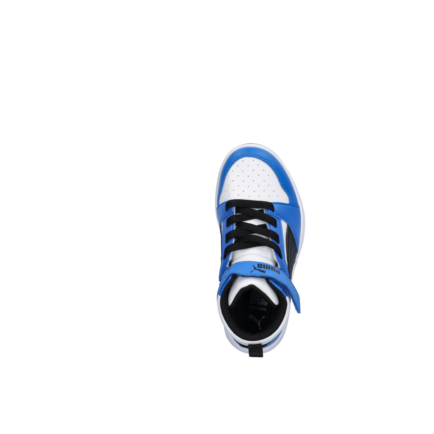 Rebound V6 Mid jongens sneaker Puma Blauw