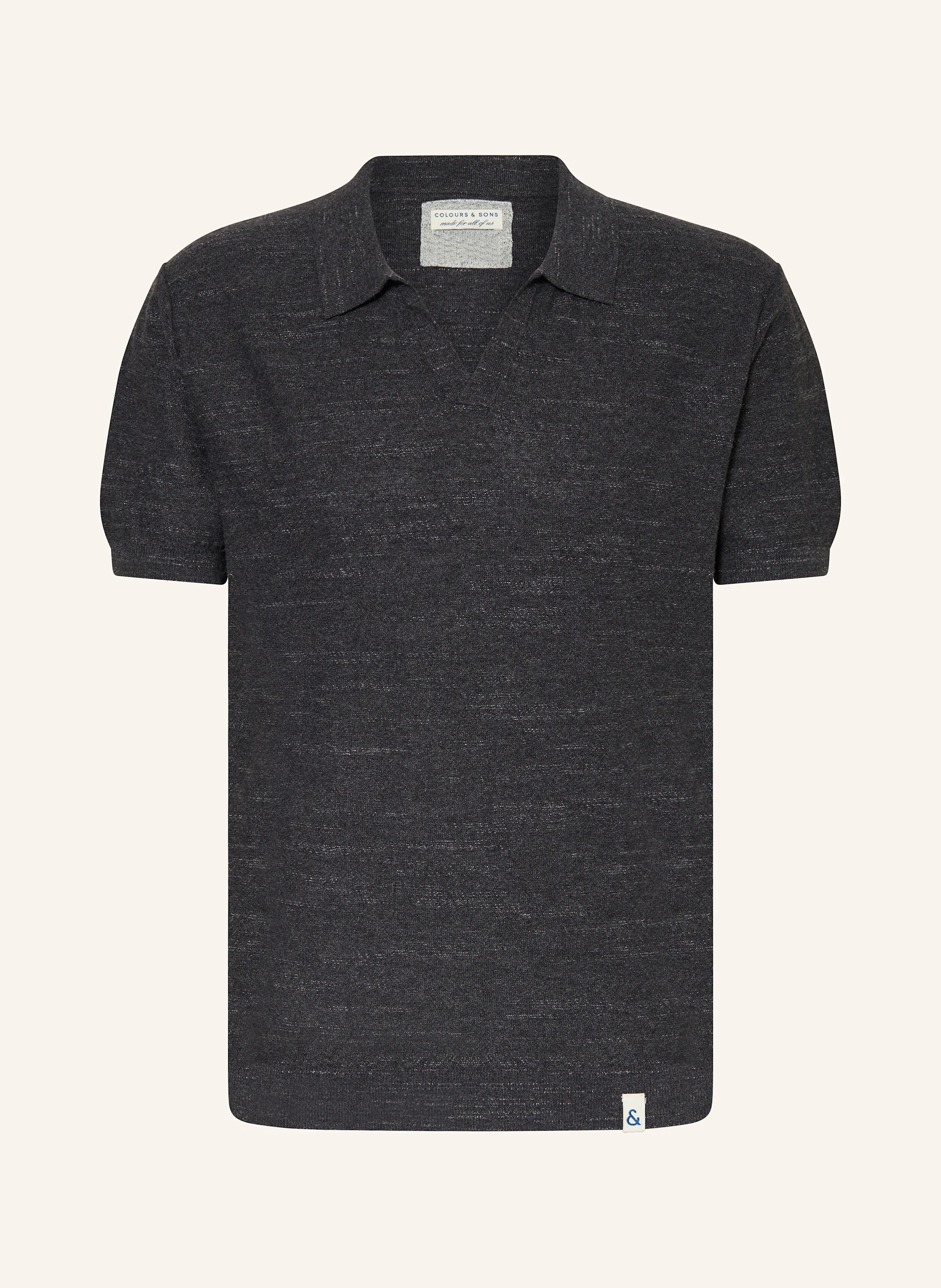 COLOURS & SONS Strick-Poloshirt