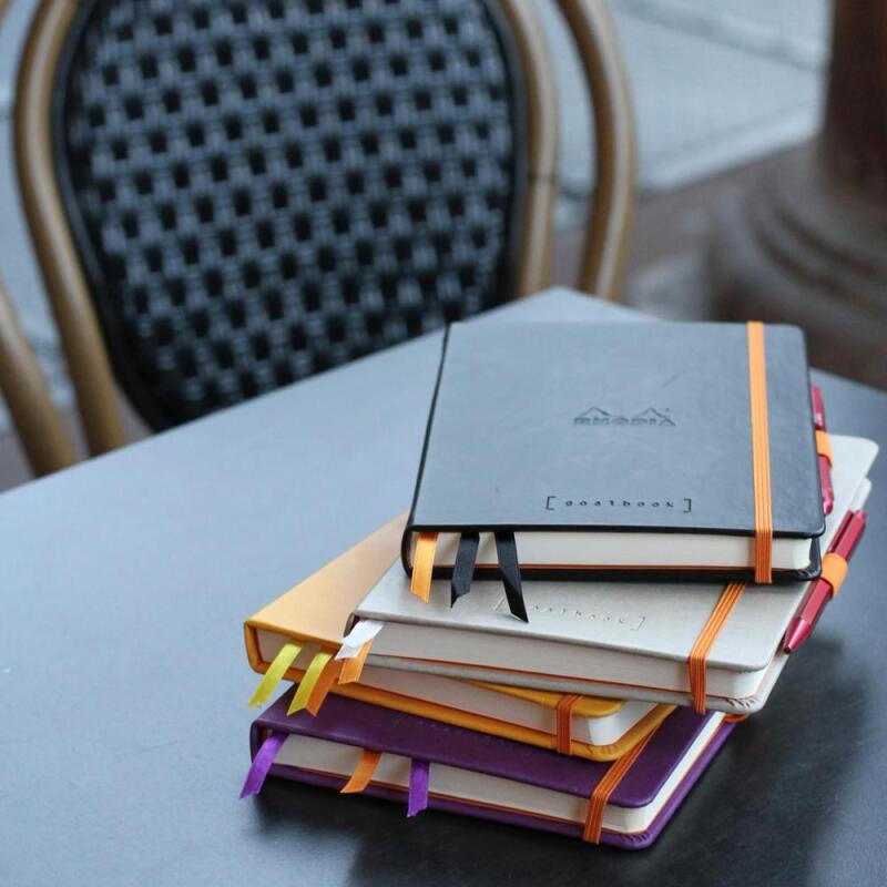 Rhodiarama Goalbook rembordé rigide A5 240 pages dot papier ivoire 90 g
