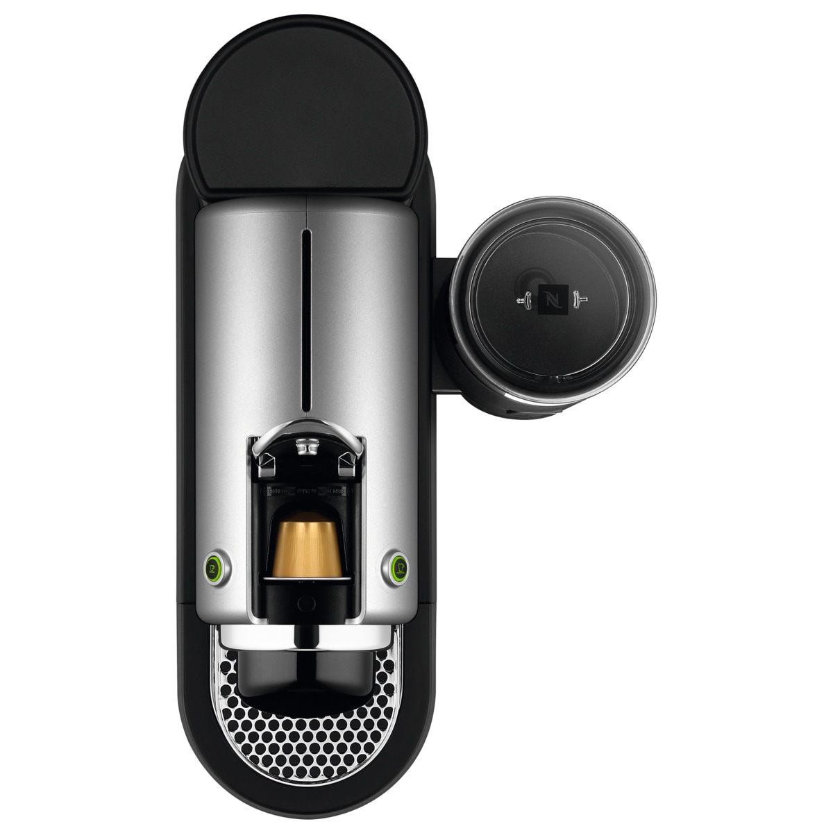 NESPRESSO® CitiZ & Milk kaffemaskin fra Krups, Sølv