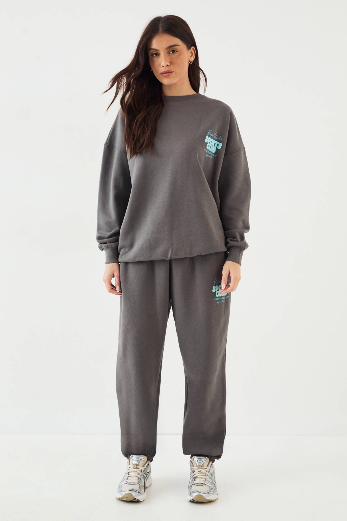 Jogging Oversize à Revers DSGN Studio Sports Bubble Slogan