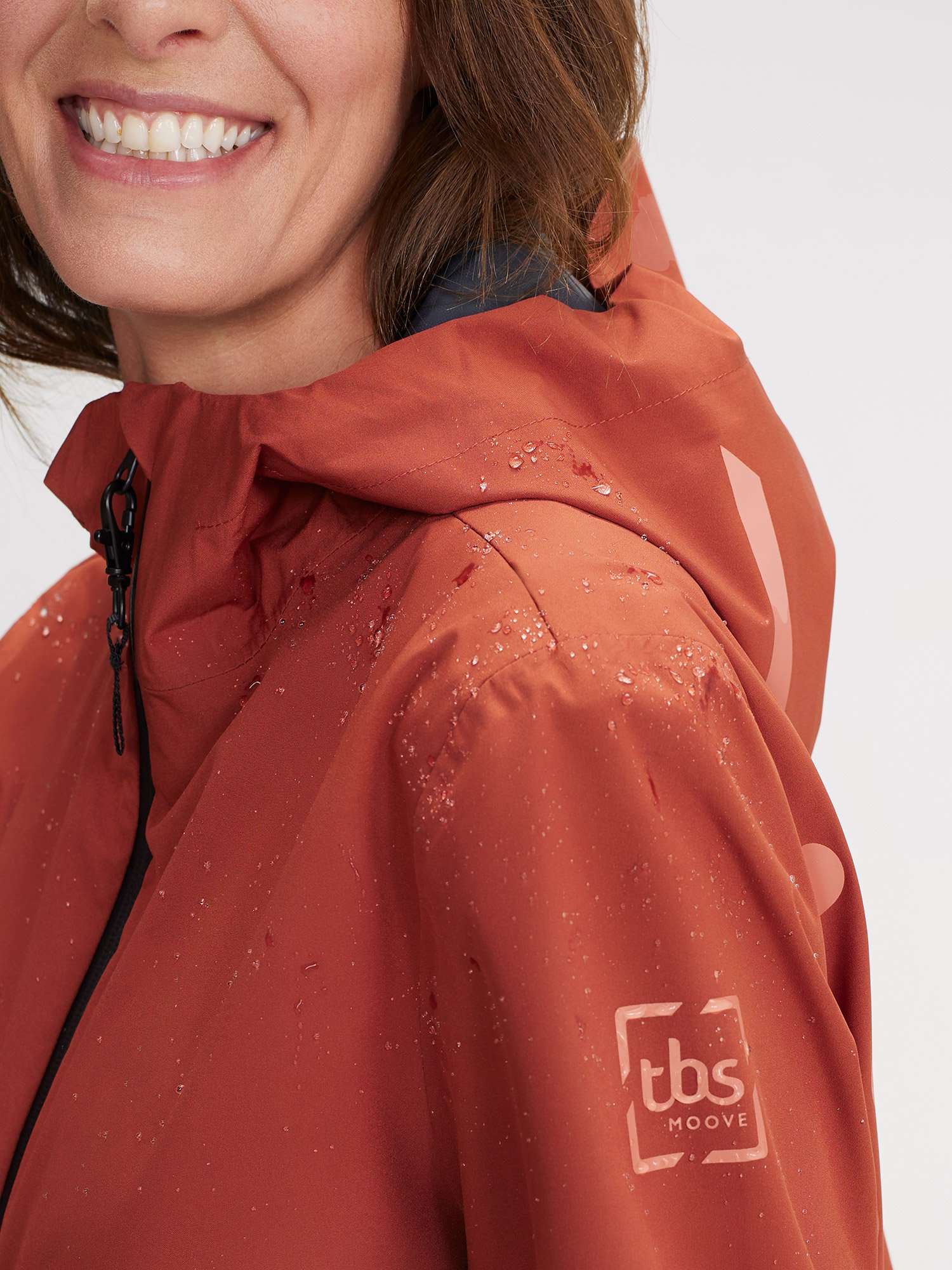 Veste Longue Femme Imperméable Rouge