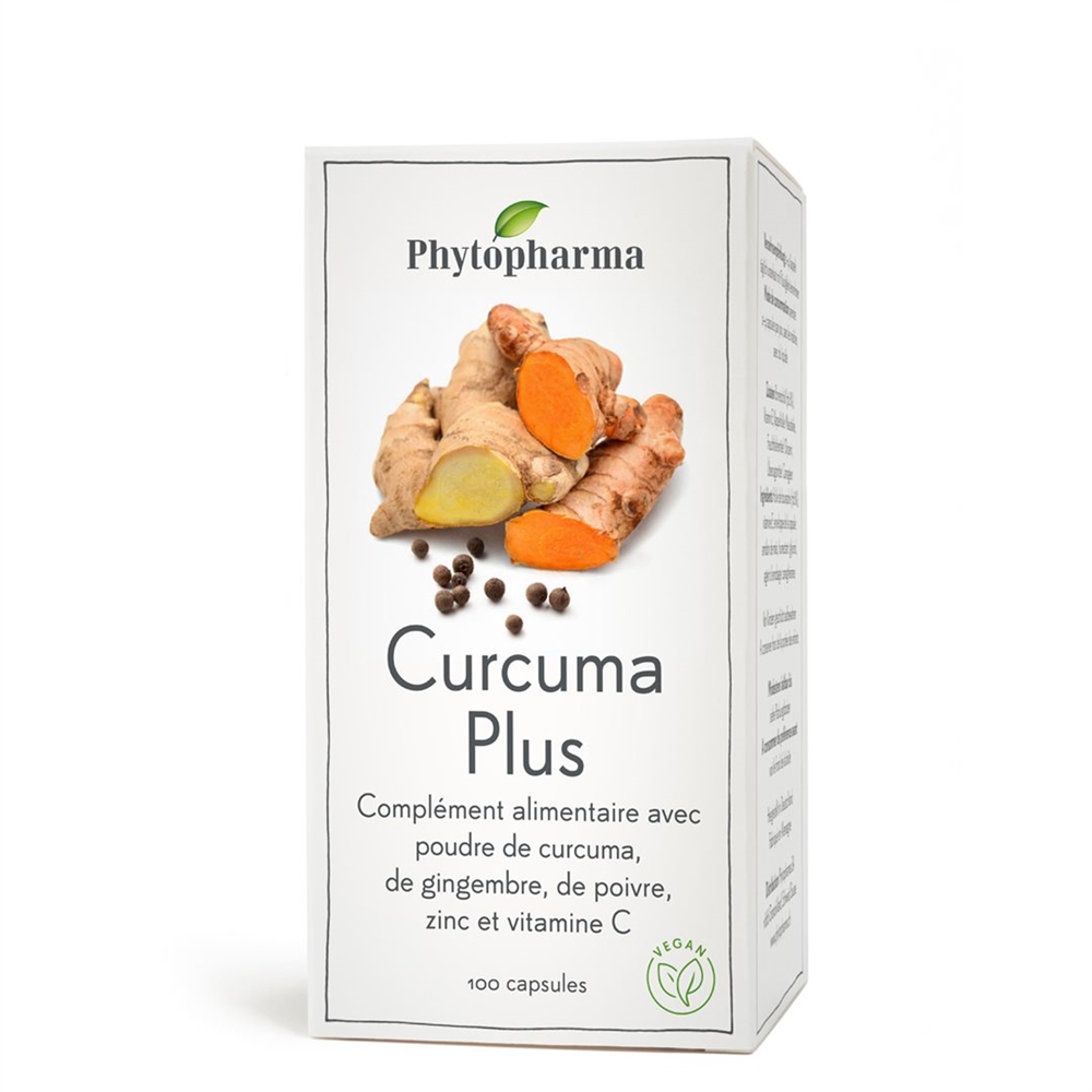 PHYTOPHARMA Curcuma Plus Kaps Fl 100 Stk