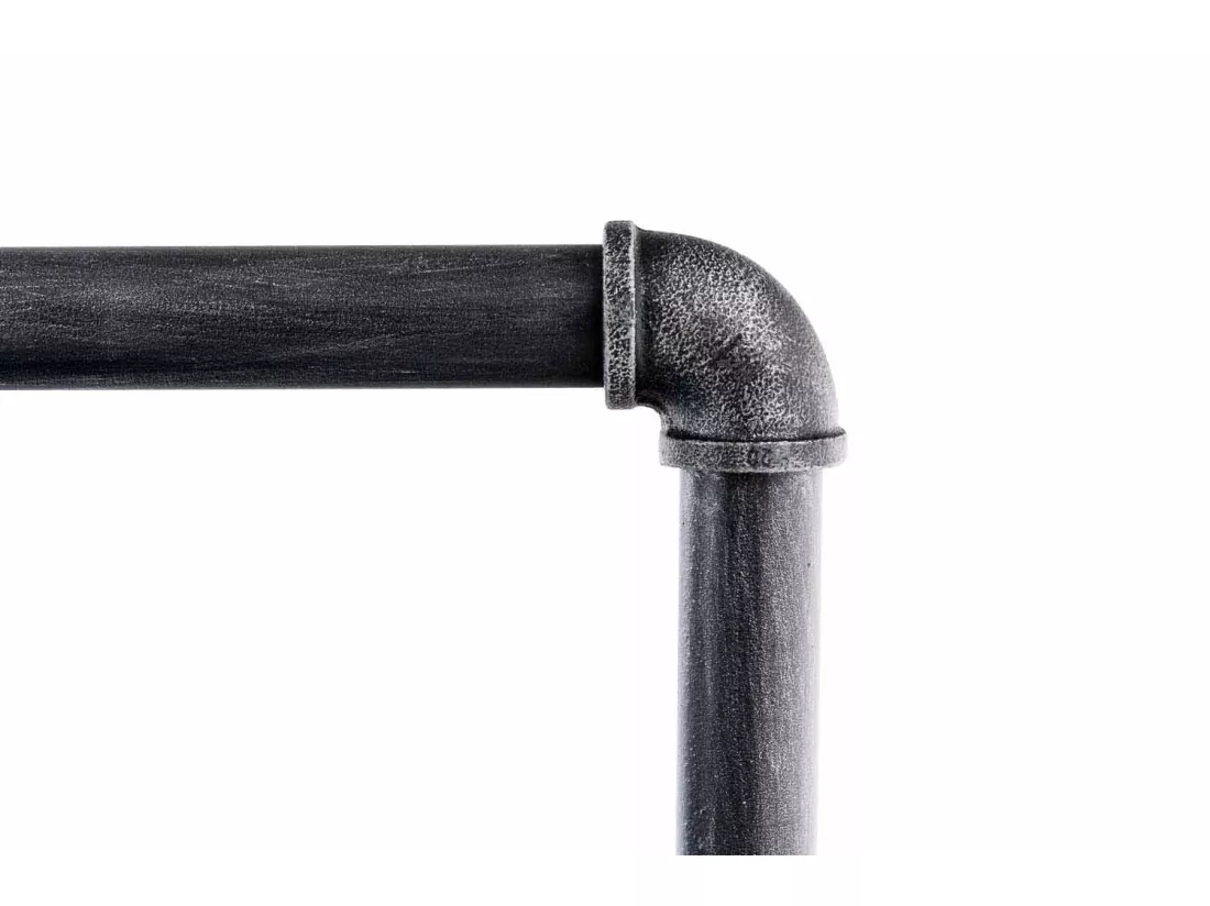 Portant à vêtement - Métal - 120 cm - Argent - Jersey