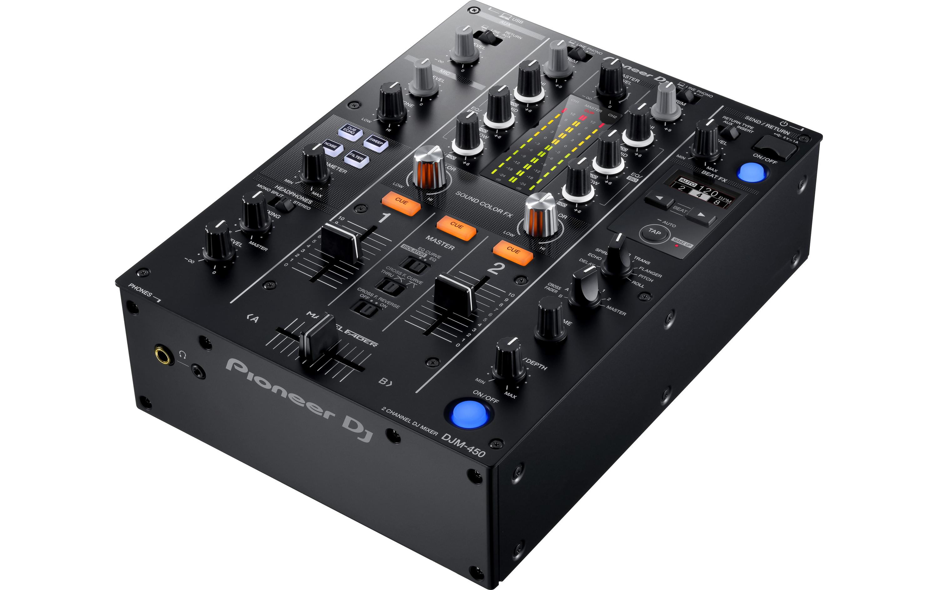 DJ-Mixer DJM-450<br>2-Kanal DJ Mixer