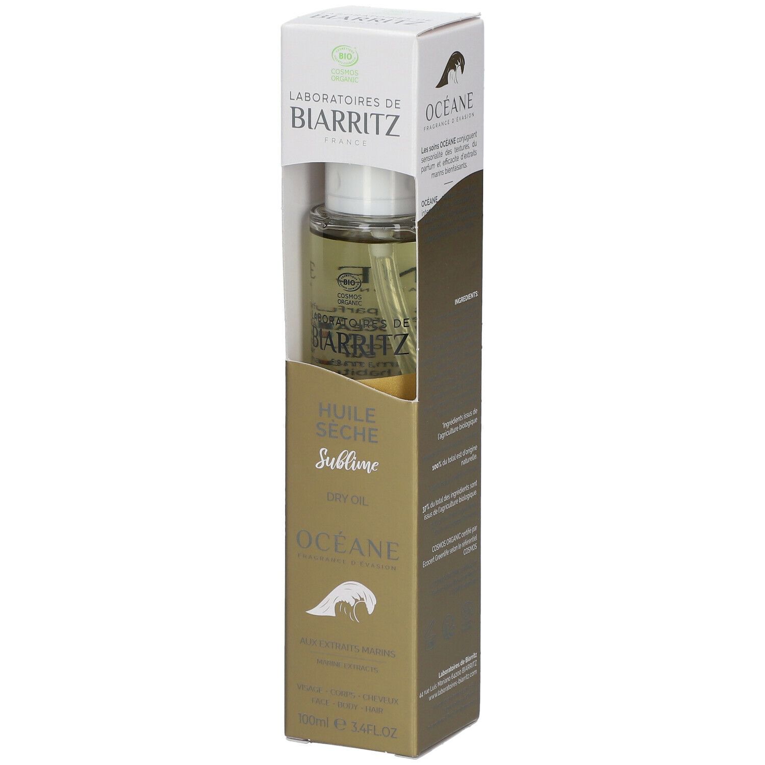 Laboratoires de BIARRITZ HUILE OCÉANE Bio-Trockenöl