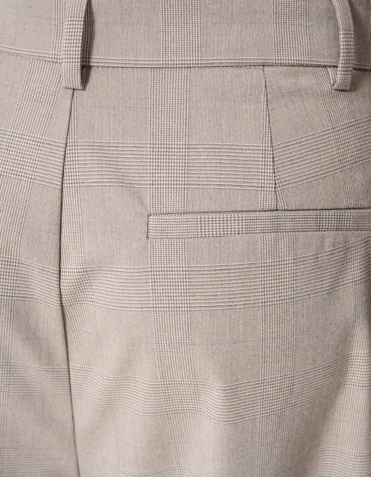Ruiten Barrel Fit Broek Lichtgrijs