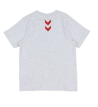Hummel T-shirt - DBU - hmlHooray - Gråmeleret