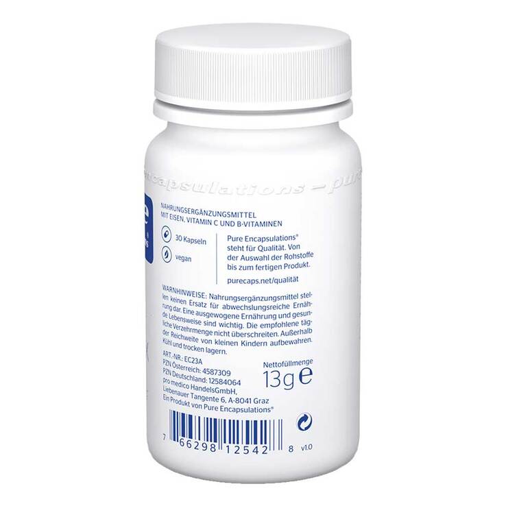 Pure Encapsulations Eisen Complex Kapseln, 30 St