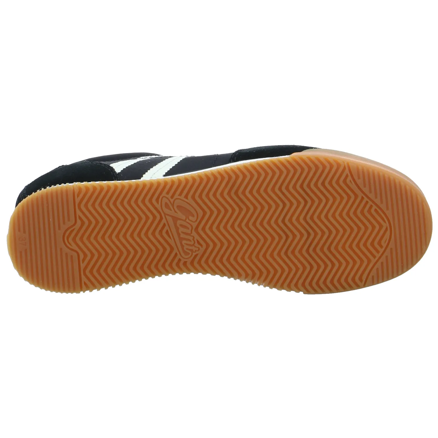 GANT Sneaker Schwarz Leder  mit Wechselfussbett