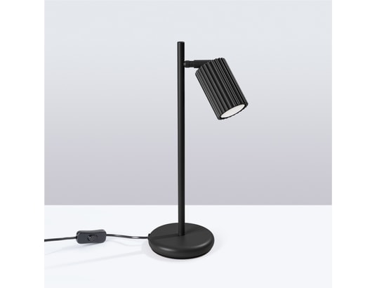 SOLLUX LIGHTING - Lampe à poser karbon noir