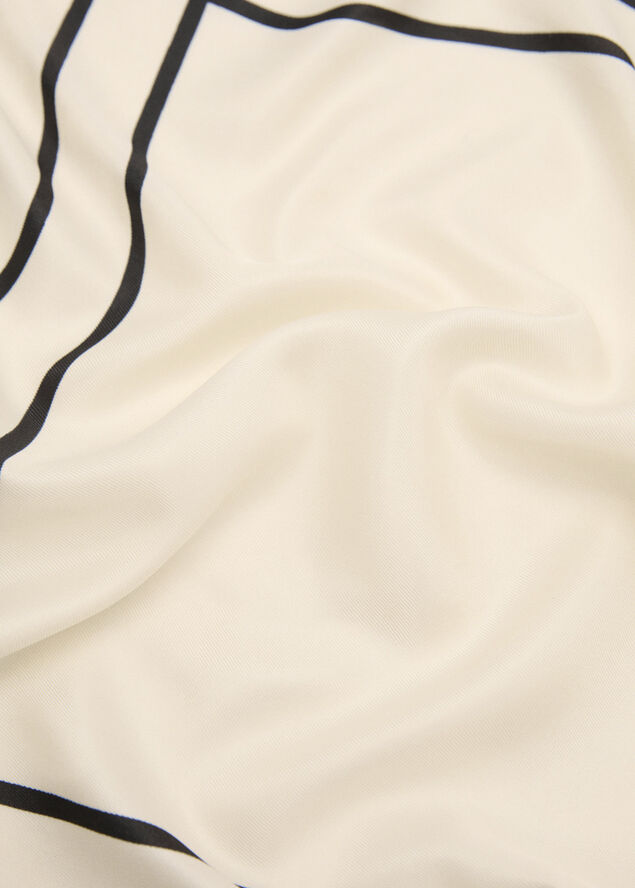 MANGO Neck scarf. -- GEO Light beige