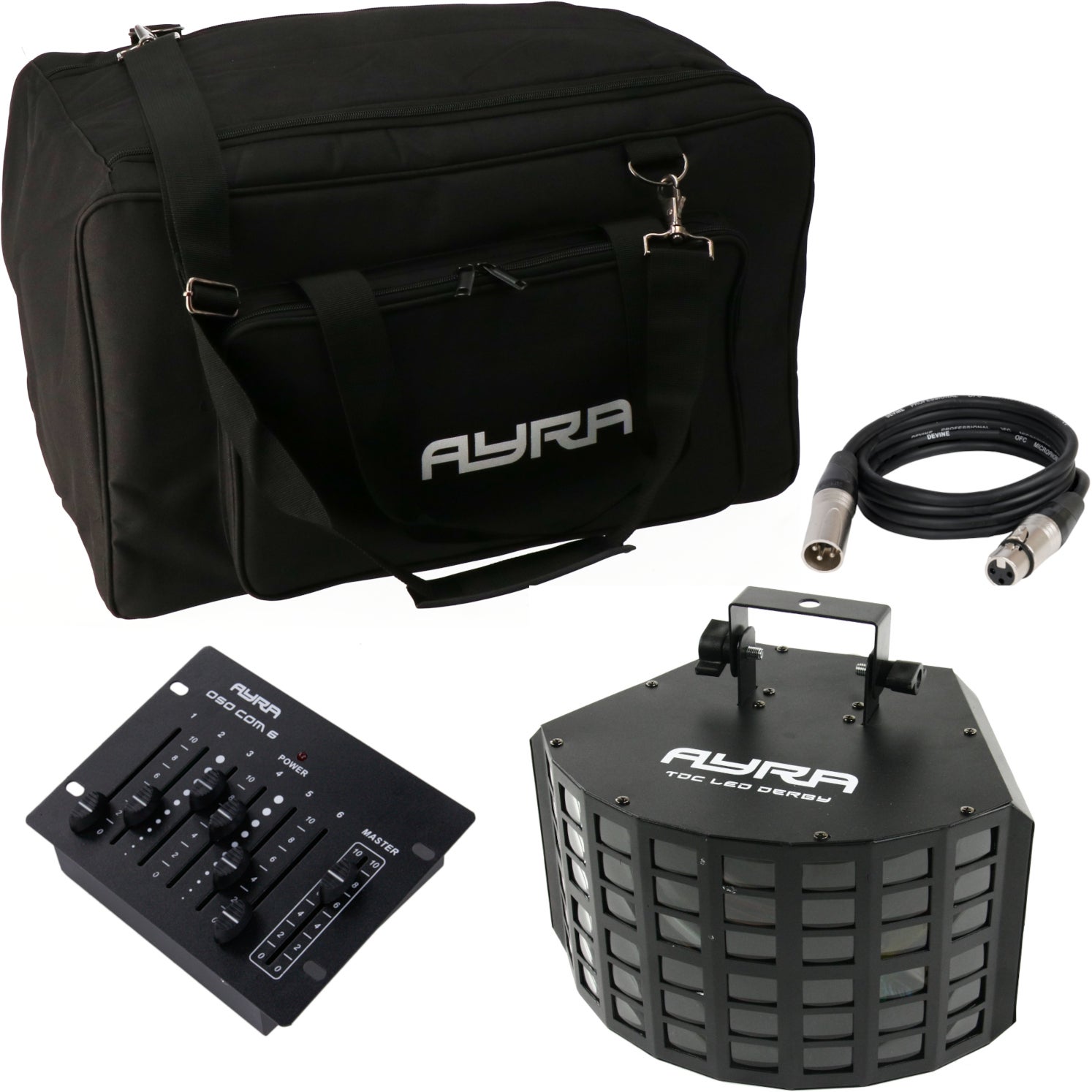 Ayra LEDBAG 4 DLX Deluxe met Ayra TDC LED Derby-lichteffect
