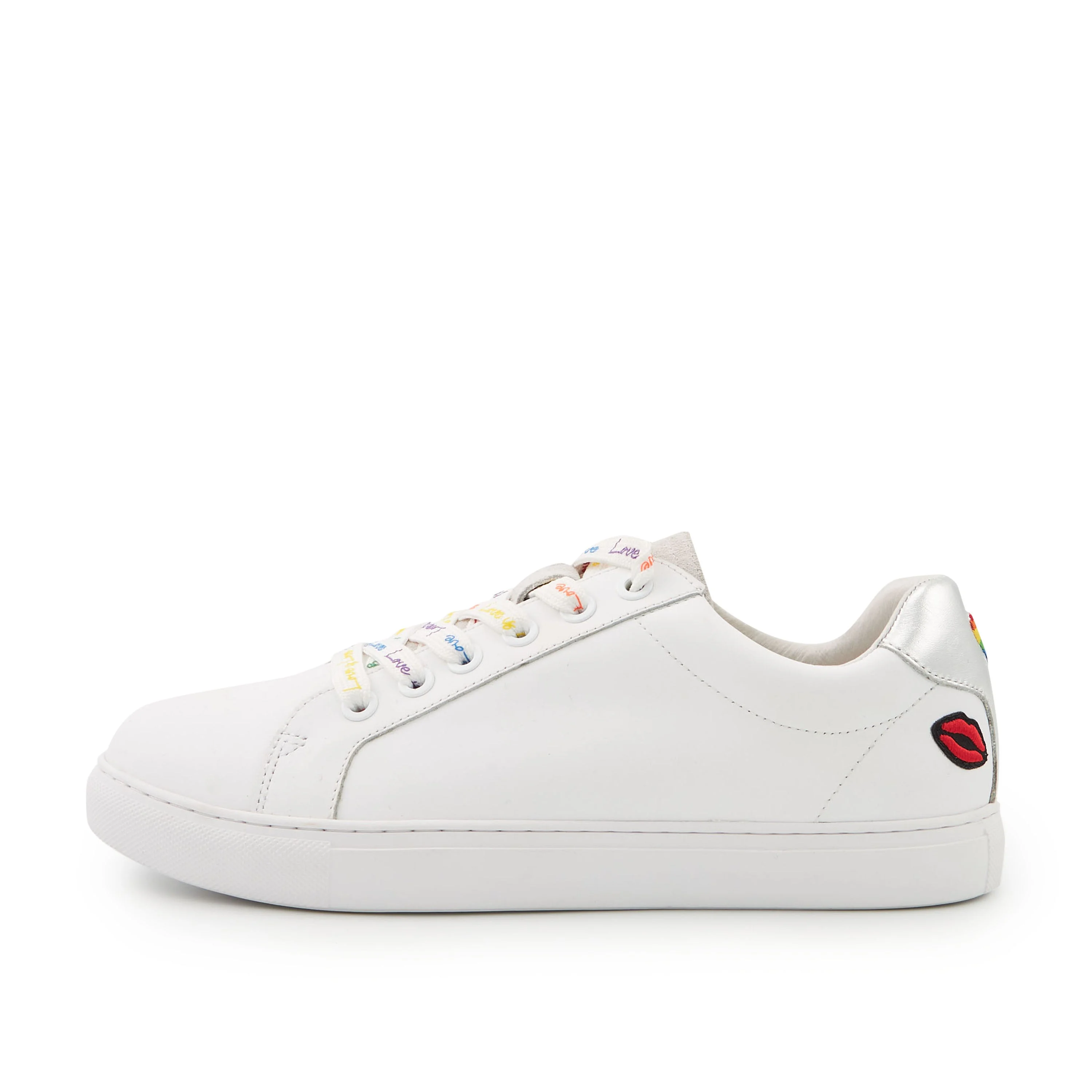 SIMONE LOVE IS LOVE - Sneakers en cuir | Blanc