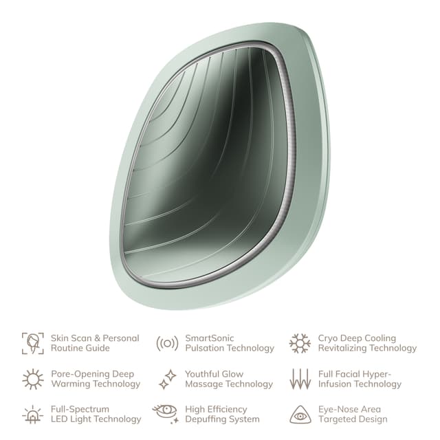 Geske Sonic Warm & Cool ansigtsmassager GK000002GN01 (grøn)