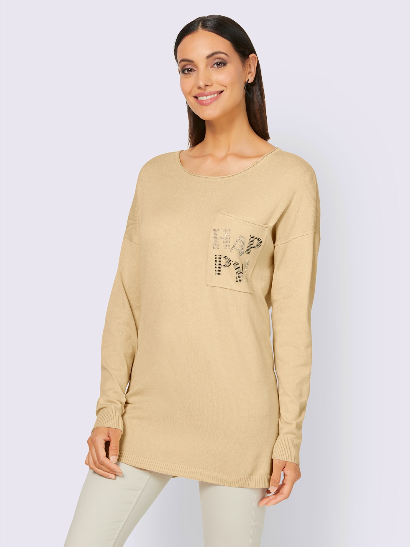 Pull à encolure ronde