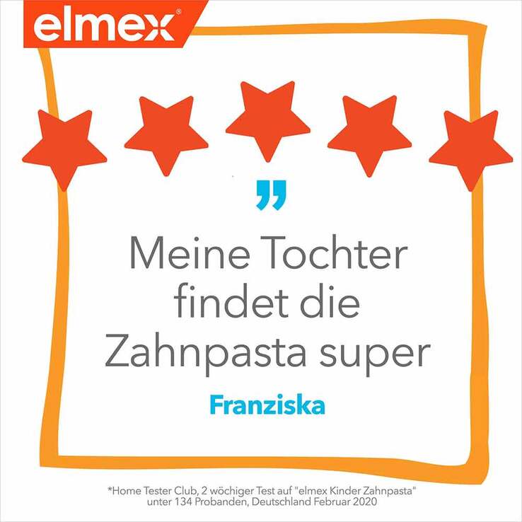 Elmex Kinderzahnpasta 2 - 6 Jahre Duo Pack, 2X50 ml