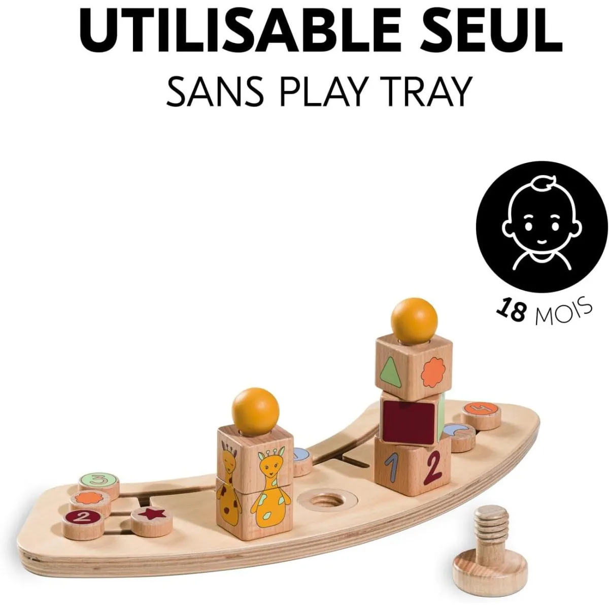 Hauck Tablette Jeux Sorting Giraffe