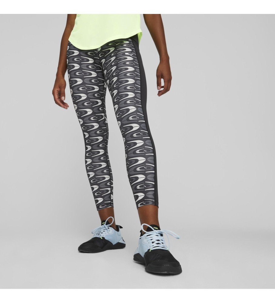 Calça legging Puma Favorite Printed 7/8 preta