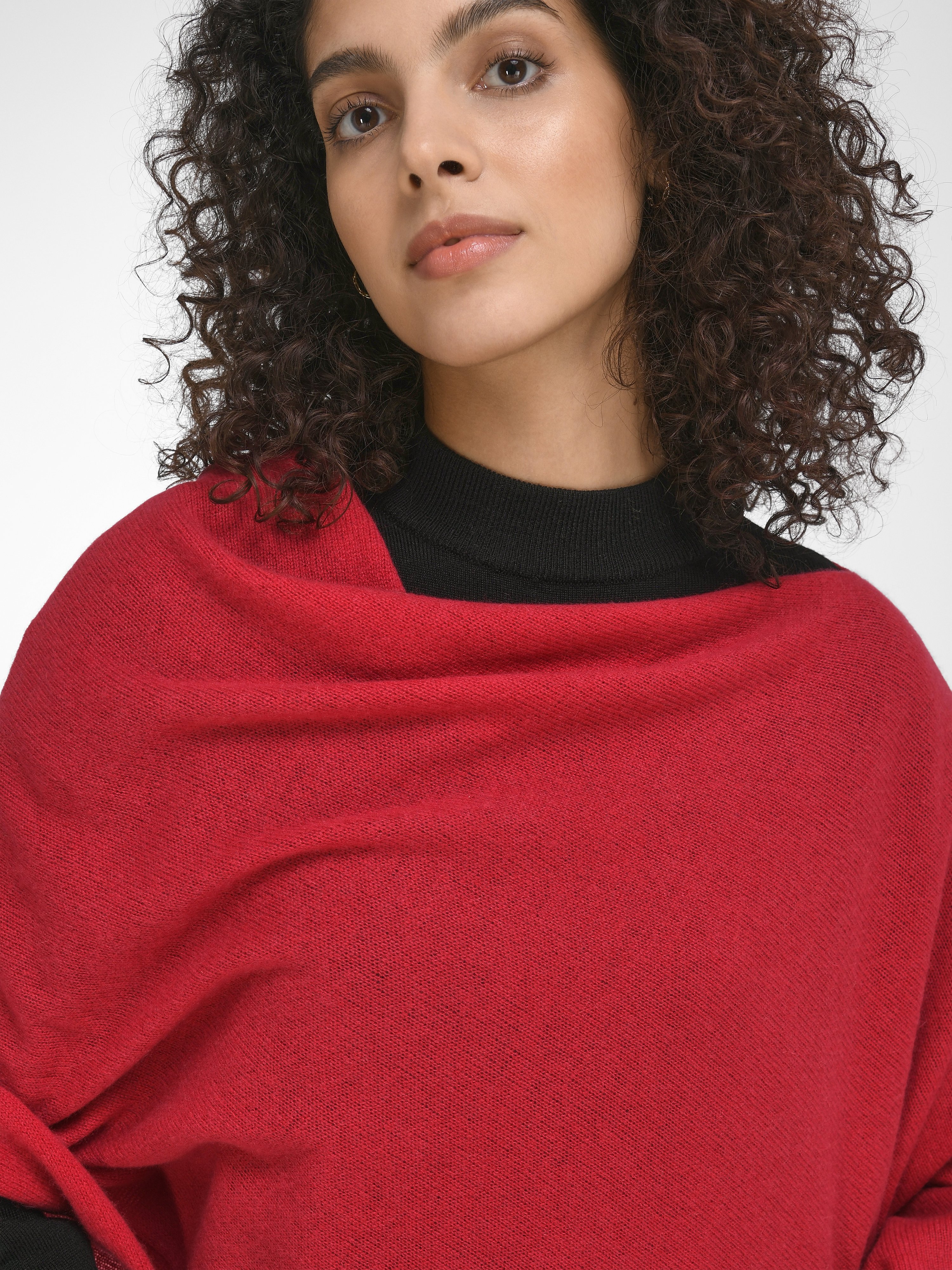 Poncho aus 100% Premium-Kaschmir