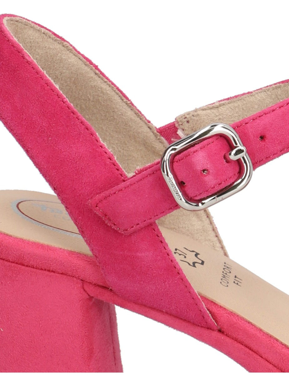 Veloursleder Sandale