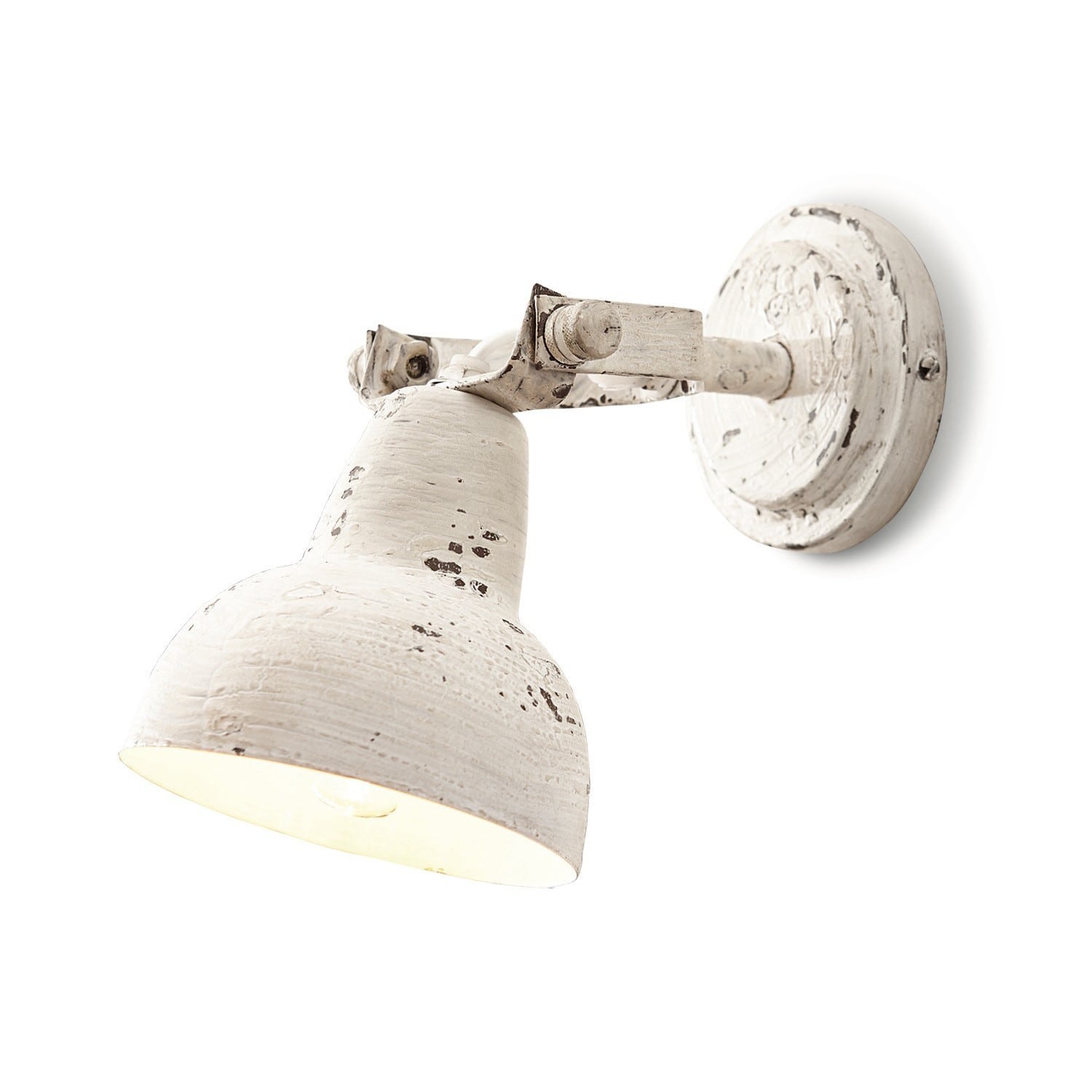 Wandlampe Rieke antikweiß