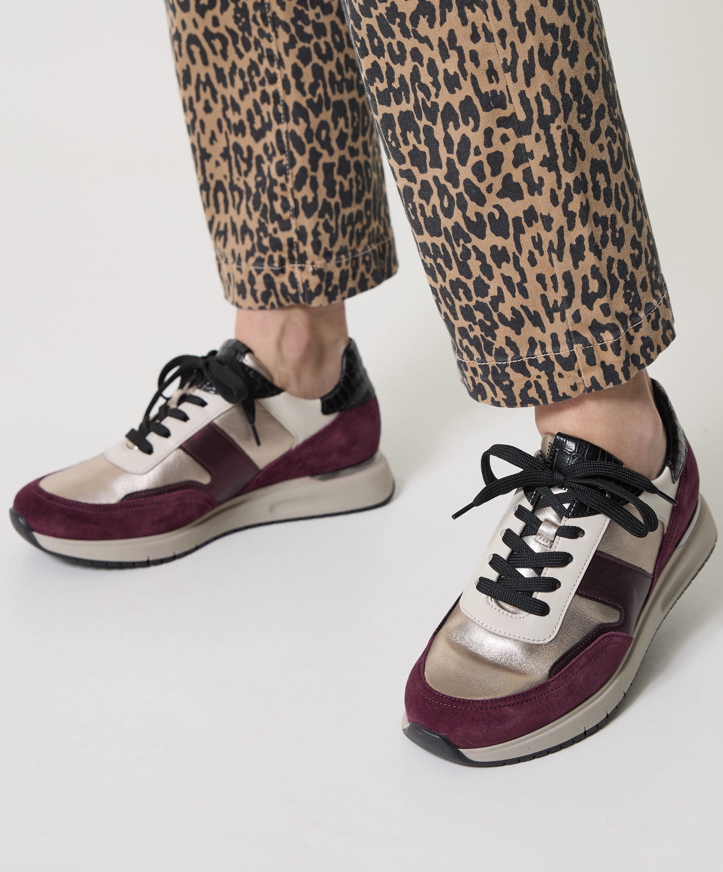 Gabor dames sneakers bordeaux
