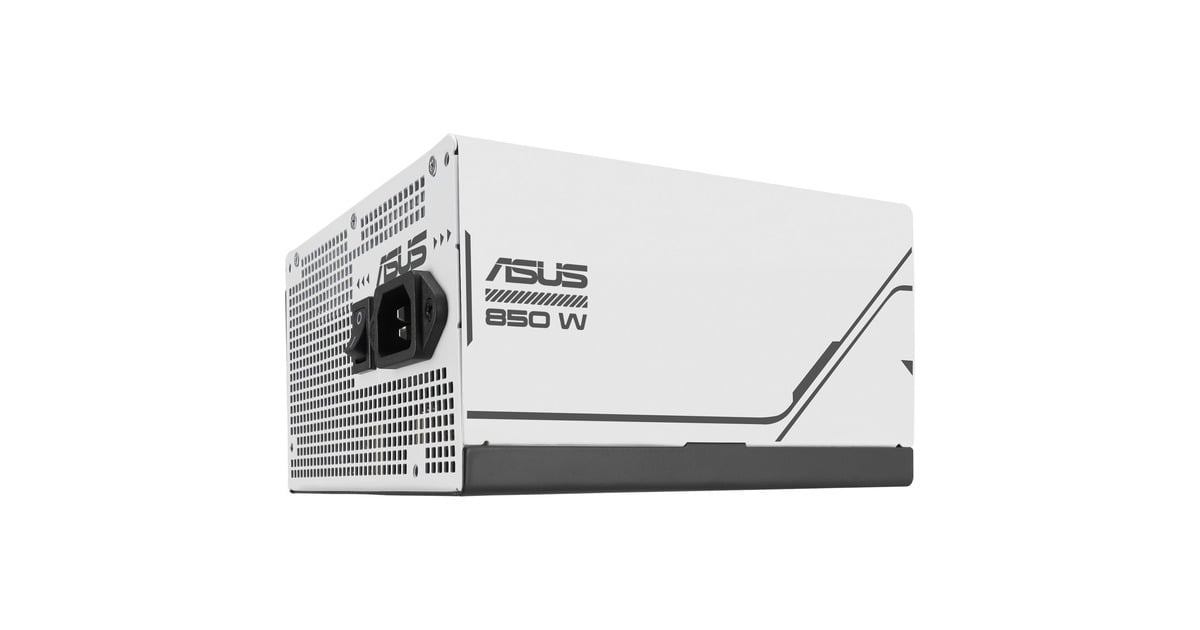 ASUSPrime Gold modulaire 850 watt voeding   (Wit, 1x 12V-2x6, 3x PCIe)
