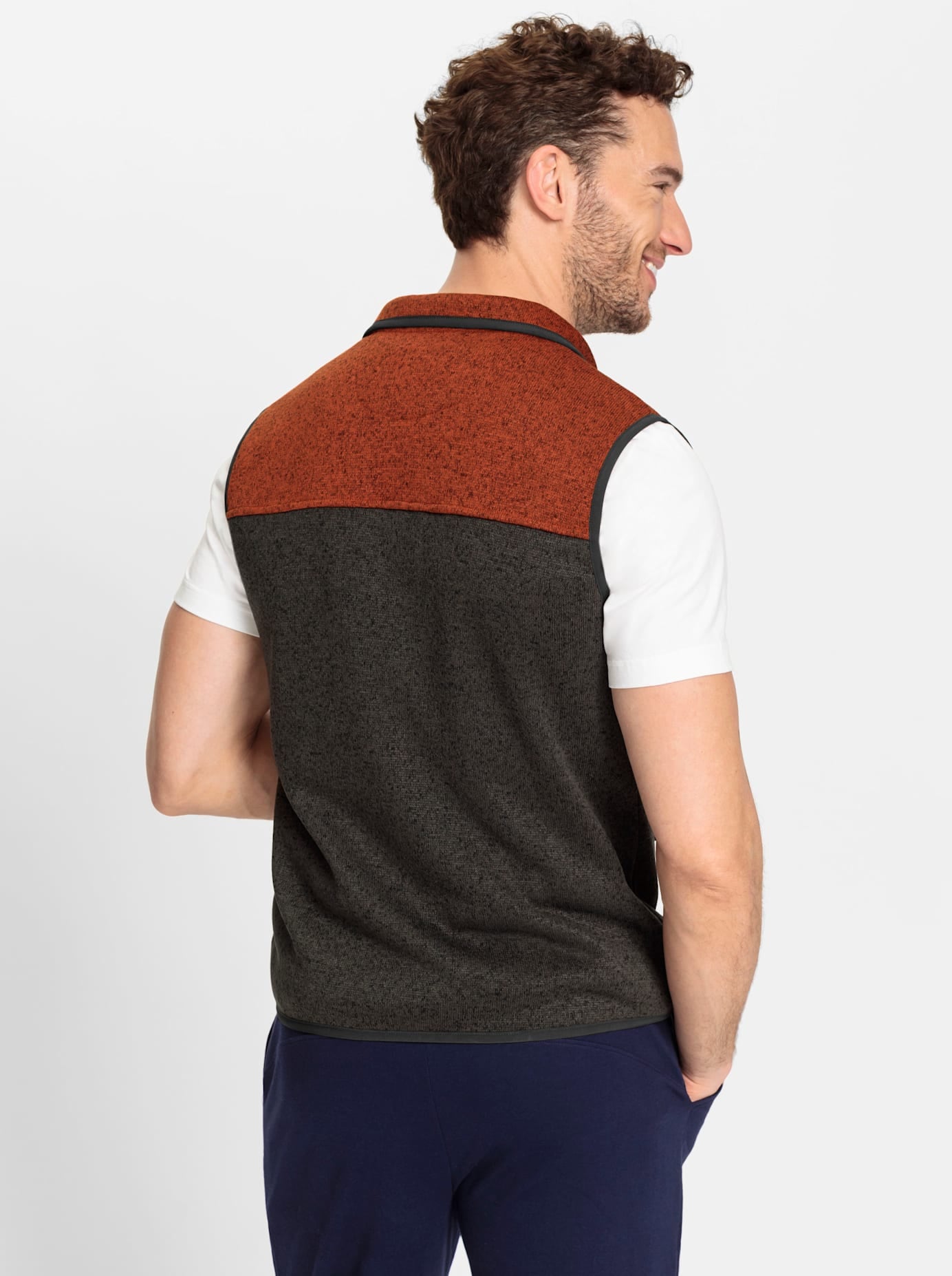 Catamaran Strickfleecejacke ohne Kapuze