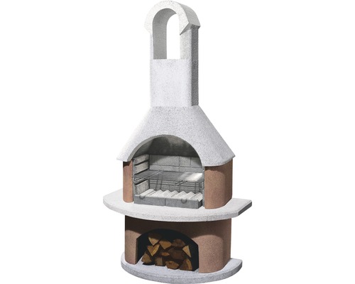 Buschbeck barbecuehaard Bali 65 x 110 x 210 cm betonwit