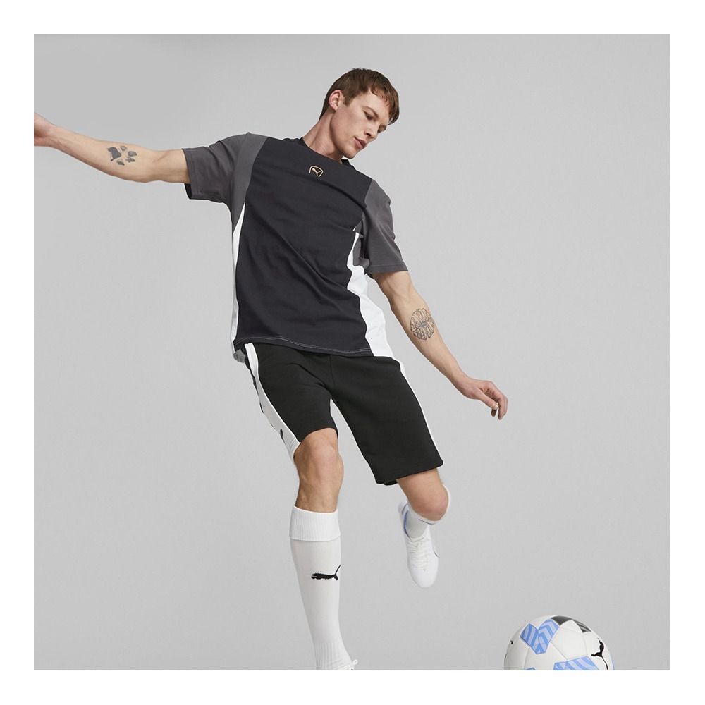 Puma KING TOP - Short Homme puma black/shadow gray/puma white