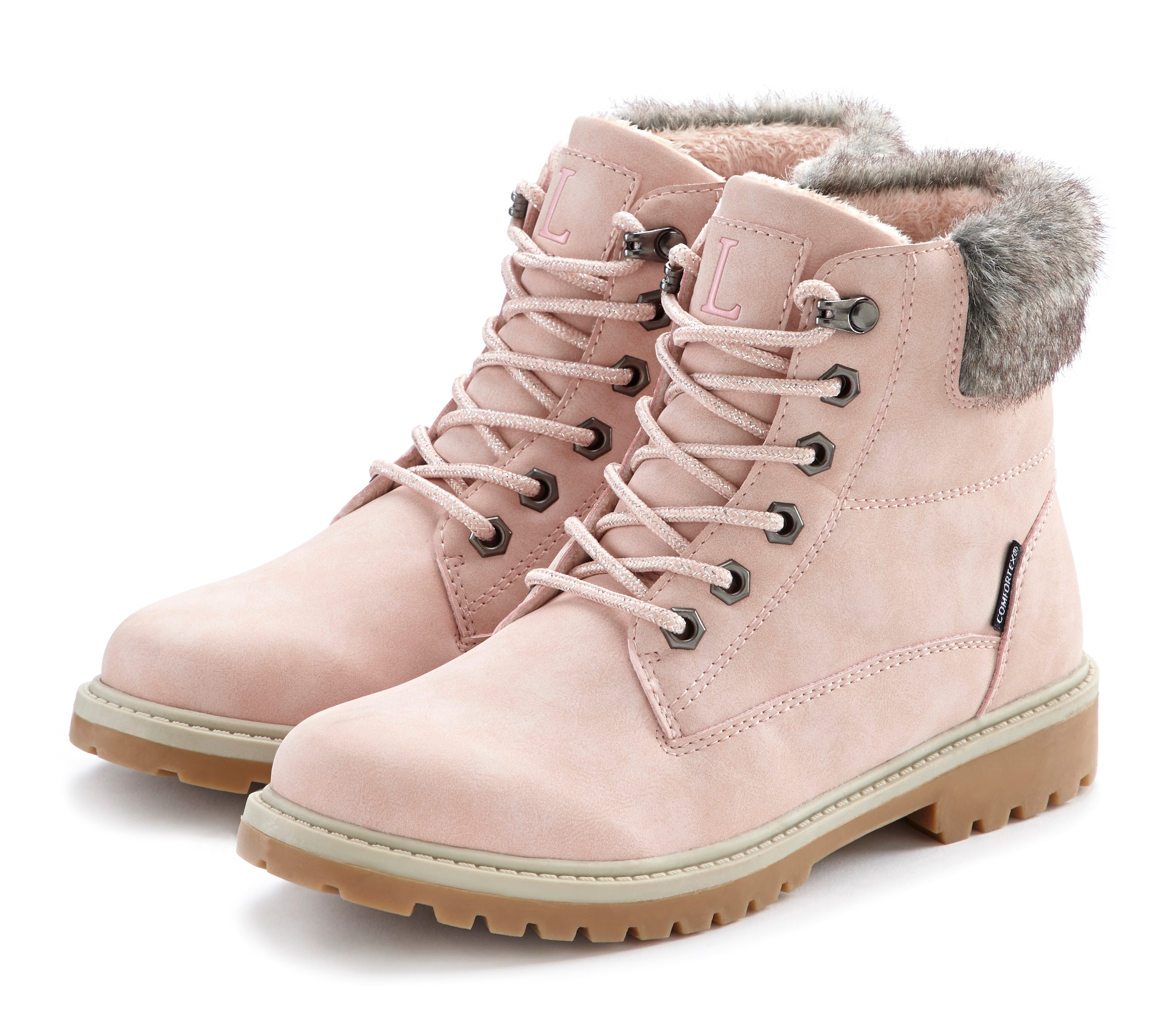 LASCANA Stiefelette  wind- & wasserabweisend,Winterboots, Outdoorstiefel, Winterstiefelette