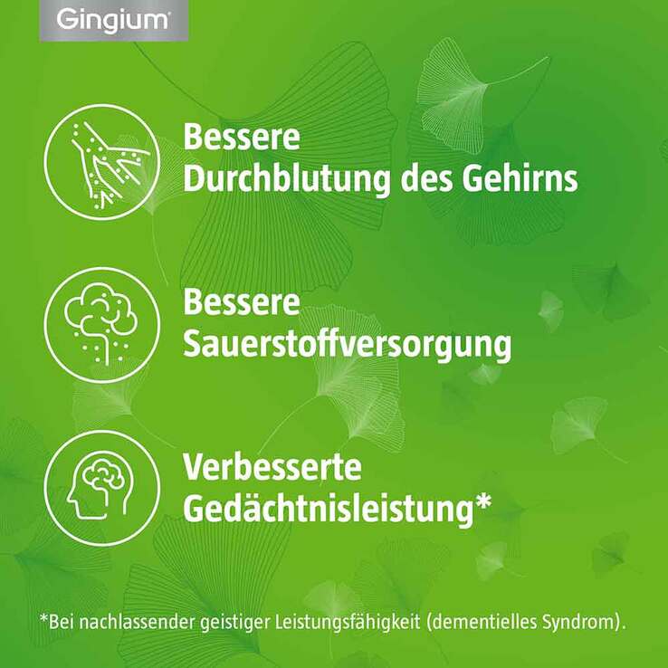 Gingium 240 mg Filmtabletten, 60 St
