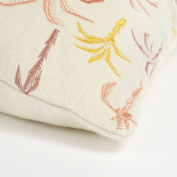Kussen palmboom off white - l45xb45xh10cm
