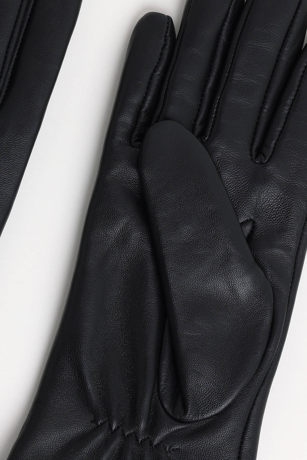 America Today leren handschoenen zwart