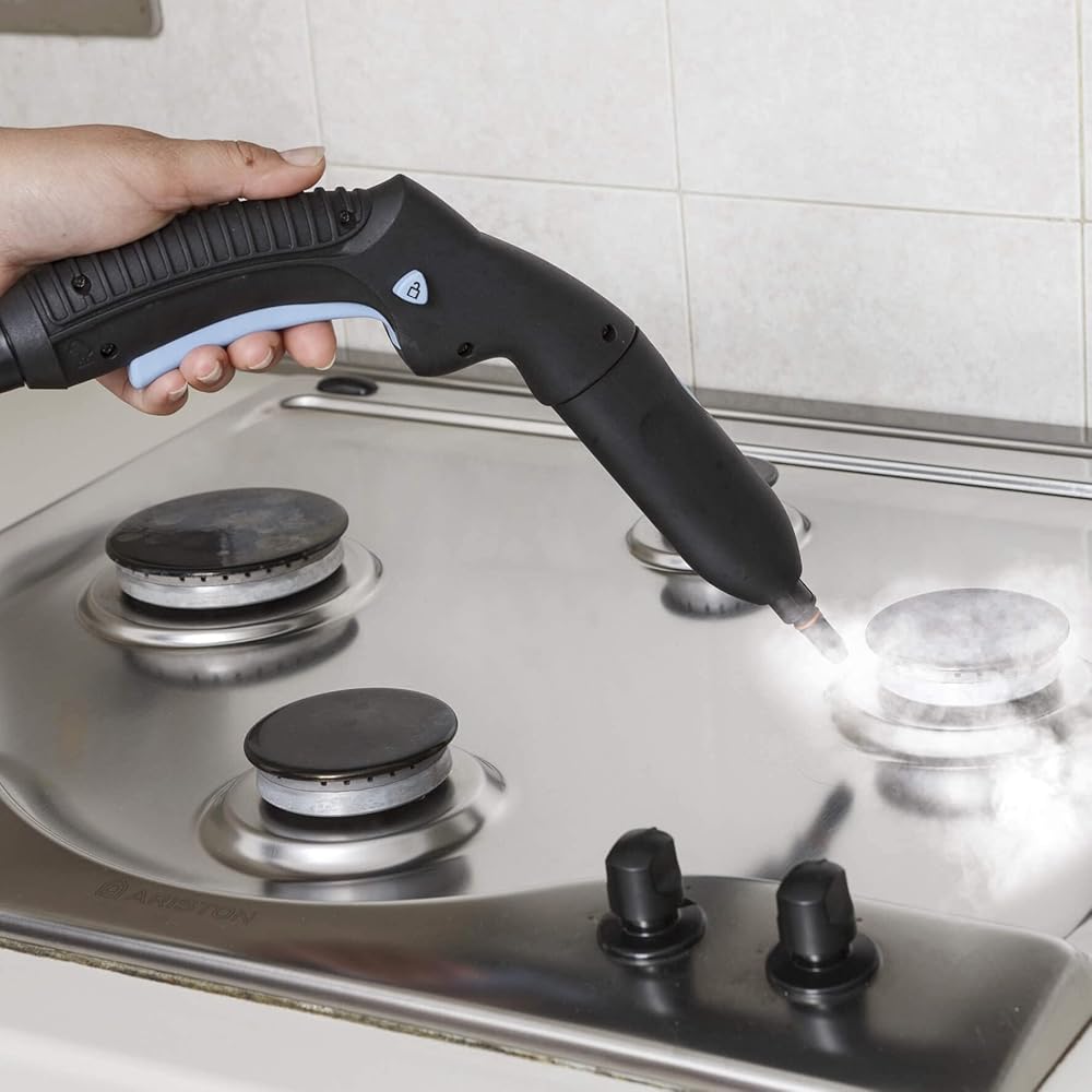 Ariete 4146 XVapor Deluxe, Nettoyeur Vapeur Mobile avec Réservoir de 1,6 Litres, 1 Heure d'Autonomie, 5 Bar, Compartiment à Accessoires Intégré, Autonomie jusqu'à 55', Cable de 6 m, 1500W, Blanc : Cuisine et Maison